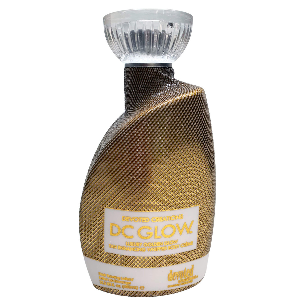 Devoted Creations DC Glow Luxury Golden Glow Tan Enhancing Whipped Body Crème - 13.5 oz.