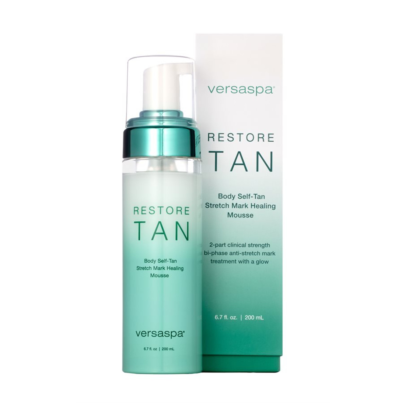 VersaSpa RestoreTan Body Self-Tan Stretch Mark Healing Mousse 6.7 oz.