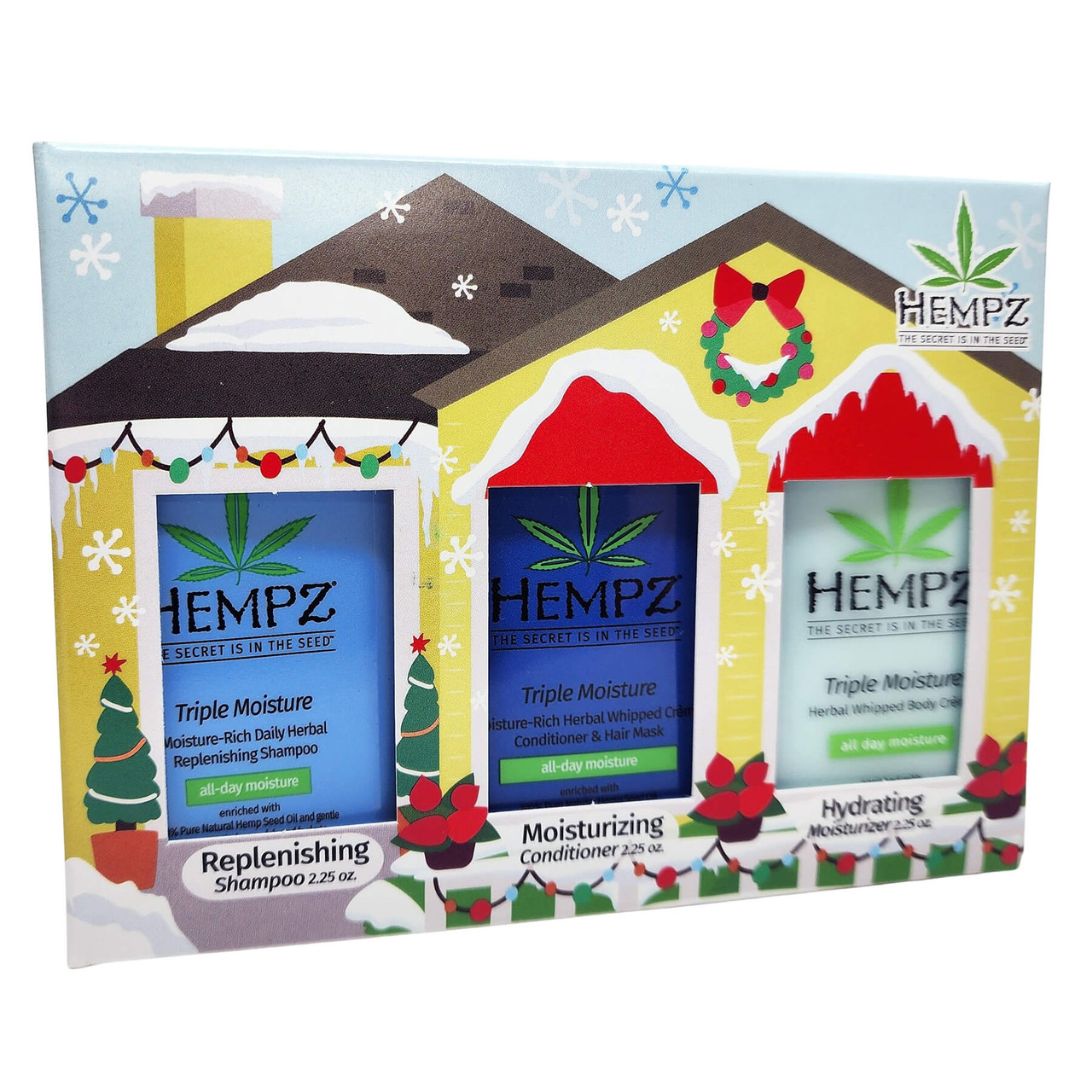 Hempz 3pc. Hair & Body Gift Set: Triple Moisture