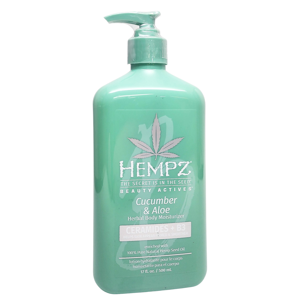 Hempz Beauty Cucumber & Aloe Moisturizer  - 17 oz.