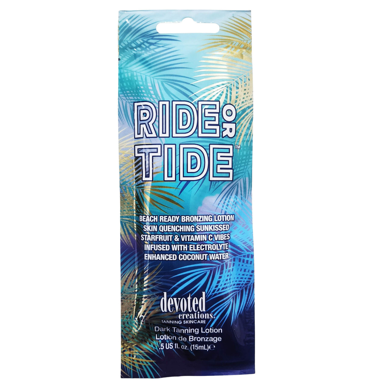 Devoted Creations Ride or Tide Bronzing Lotion - .50 oz. Packet