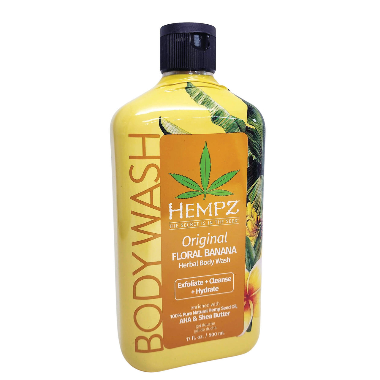 Hempz Original Floral Banana Herbal Body Wash 17oz