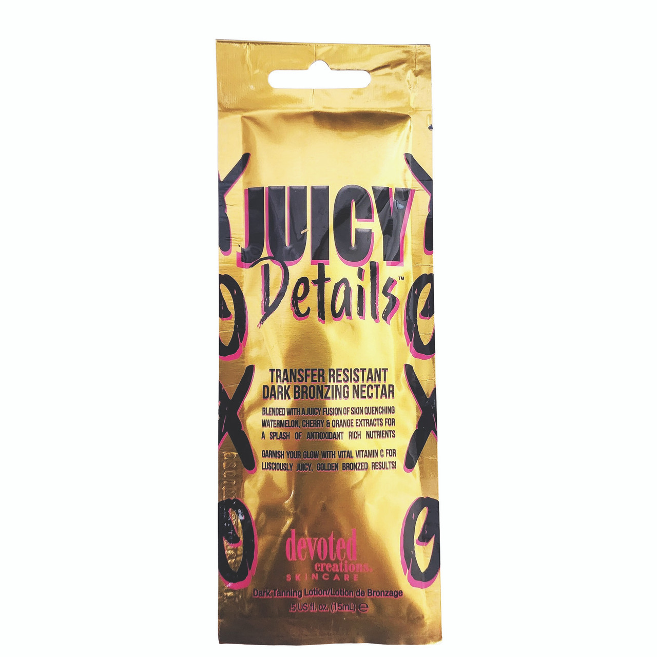 Devoted Creations Juicy Details Transfer Resistant Dark Bronzing Nectar-PACKET 