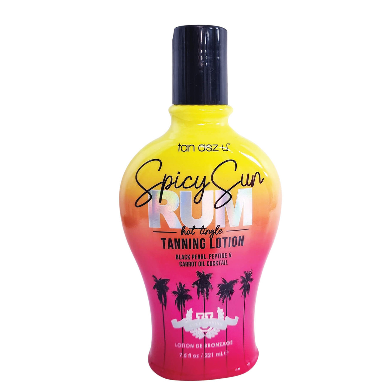 Tan Asz U Spicy Sun Rum Hot Tingle Tanning Lotion - 7.5 oz.