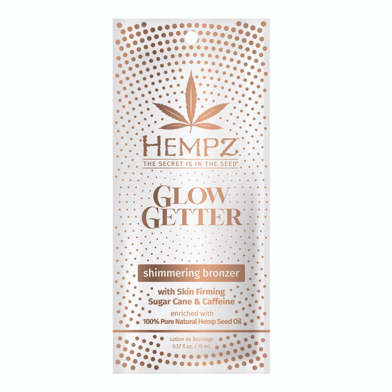 Hempz® Glow Getter Shimmering Bronzer - .57 oz. Packet 