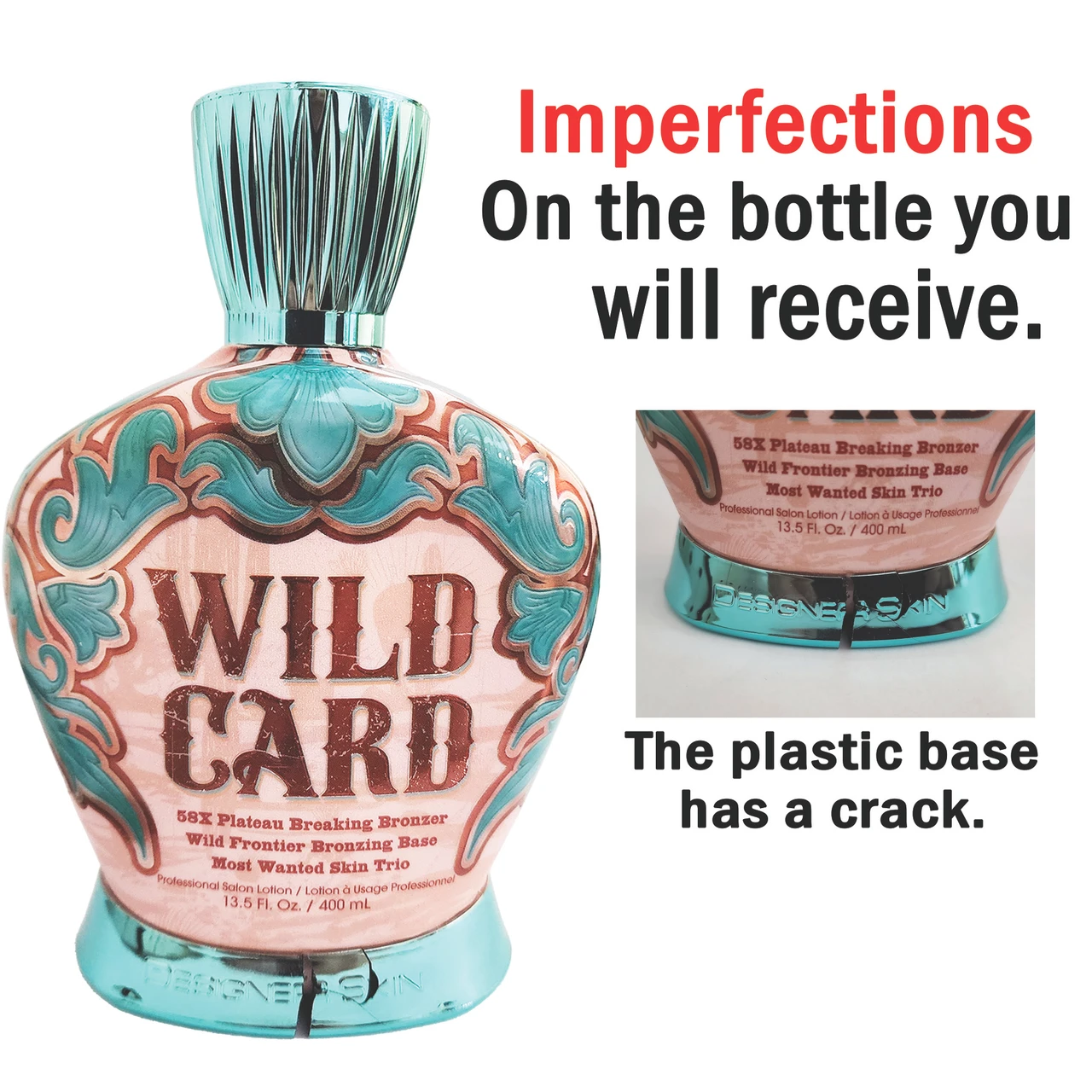 Scratch And Dent - Designer Skin Wild Card 58X Plateau Breaking DHA Bronzer - 13.5 oz.