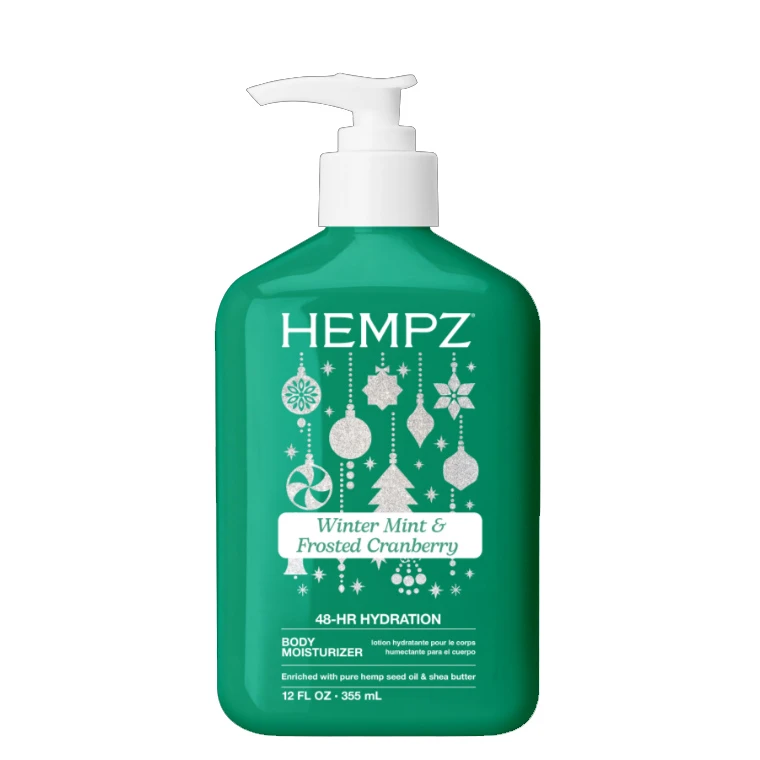 Hempz Winter Mint & Frosted Cranberry Body Moisturizer 12oz