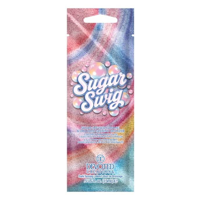 Devoted Creations Sugar Swig Sugar Infused Caramel & DHA Bronzer - .5oz. Packet