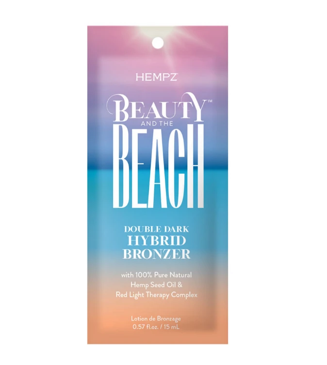 Hempz Beauty & the Beach Double Dark Hybrid Bronzer - .57 oz. Packet