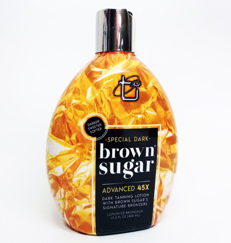 Brown Sugar SPECIAL DARK Brown Sugar 45 Bronzer Dark Tanning Lotion - 13.5 oz.