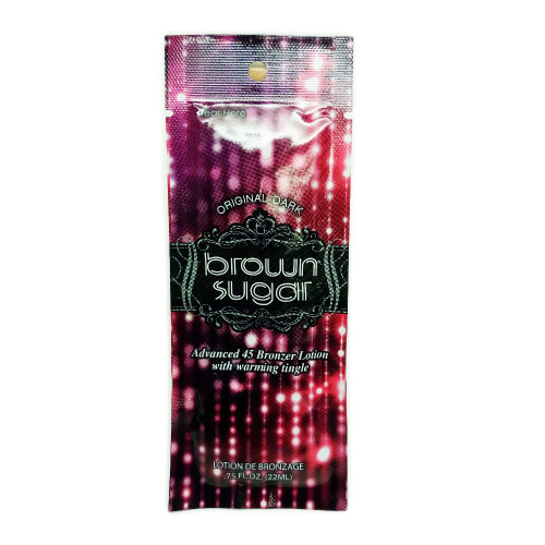 Brown Sugar ORIGINAL DARK BROWN SUGAR - 45 Bronzer Tingle Lotion - .75 oz. Packet
