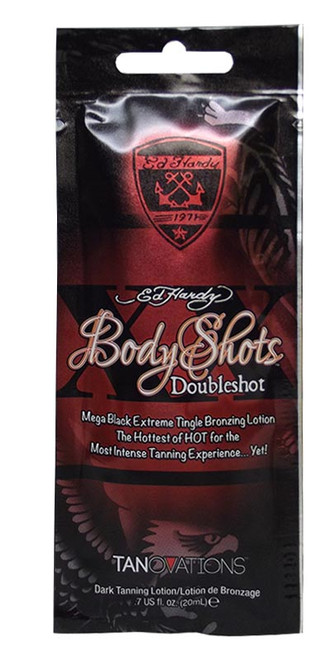 Ed Hardy BODY SHOTS DOUBLESHOT Bronzer Packet - .7 oz.