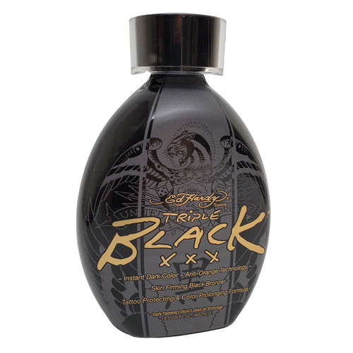 Ed Hardy Triple Black XXX Skin Firming Black Bronzer - 13.5 oz.