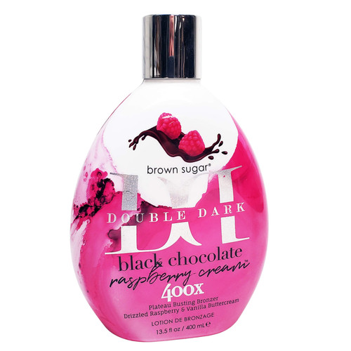 Brown Sugar Double Dark Black Chocolate Raspberry Cream 400X 13.5oz