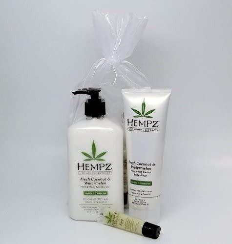 Hempz COCONUT & WATERMELON BATH & BODY GIFT SET - 3 pc.