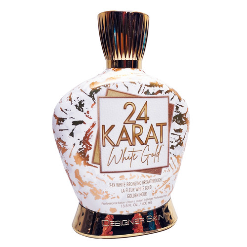 Designer Skin 24 Karat White Gold 24x White Bronzer Tanning Lotion 13.5 oz