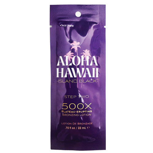 Tan Inc. Aloha Hawaii Island Black 500X Plateau-Erupting Bronzing