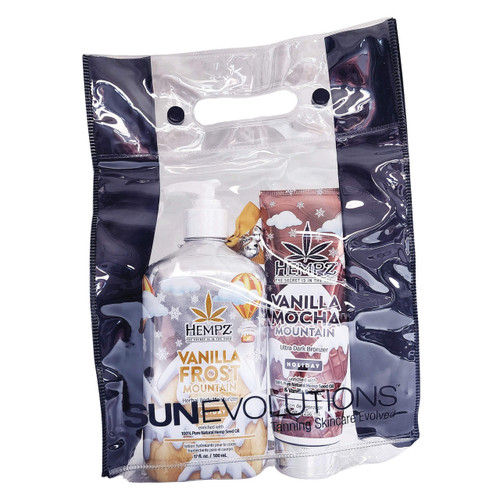 Hempz Holiday Vanilla Mocha Mountain Bag Deal 2pc