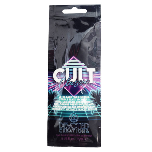 Devoted Creations Cult Classic Ultra Dark Time Released Triple Black Bronzer - .50 oz. Packet Devoted Creations Cult Classic Ultra Dark Time Released Triple Black Bronzer - .50 oz. Packet