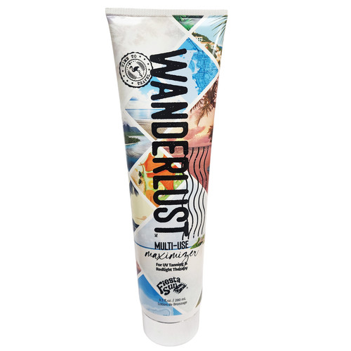 Fiesta Sun Wanderlust Multi-use Maximizer For UV Tanning & Redlight Therapy 8oz Fiesta Sun Wanderlust Multi-use Maximizer For UV Tanning & Redlight Therapy 8oz