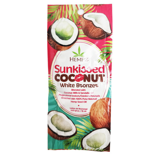 Hempz Sunkissed Coconut White Bronzer - .57 oz. Packet
