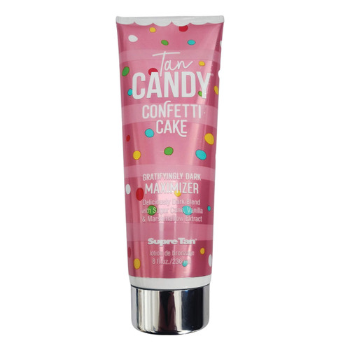 Supre Tan Candy Confetti Cake Gratifyingly Dark Maximizer 8.5oz