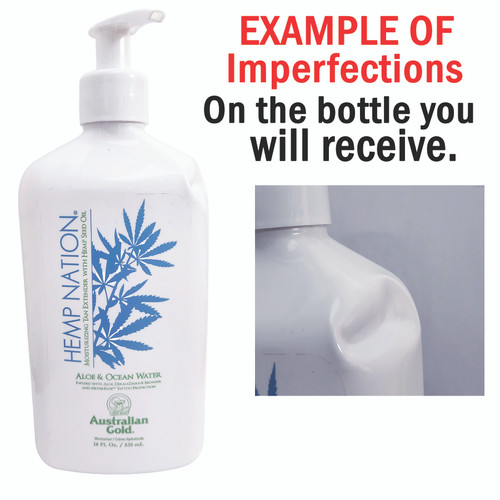 Scratch And Dent -  Australian Gold Hemp Nation Aloe & Ocean Water Tan Extender 18oz