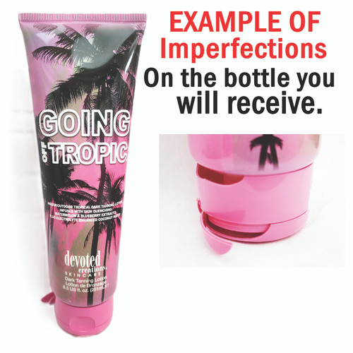 Scratch And Dent - Devoted Creations Going Off Tropic Dark Tanning Lotion - 8.5 oz. 