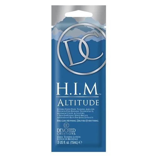 Devoted Creations HIM Altitude Invisible Tanning Aqua Gel - .5oz. Packet