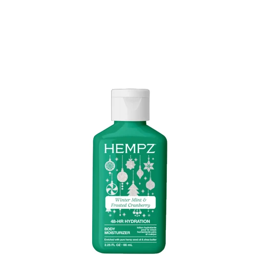 Hempz Winter Mint & Frosted Cranberry Body Moisturizer 2.25oz Mini