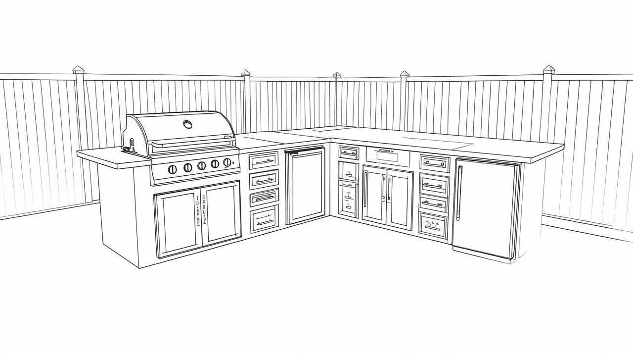 Free BBQ Island Plans