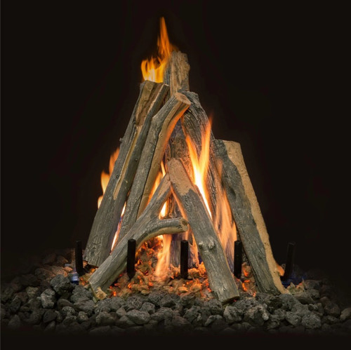 Arizona Juniper Kiva Vented Gas Logs by Grand Canyon Gas Logs