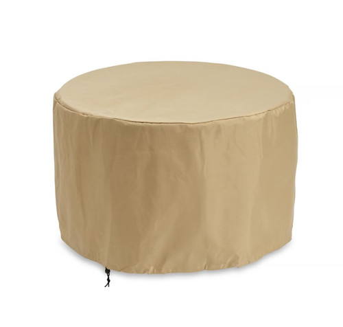 The Outdoor GreatRoom Company 50-Inch Round Polyester Ripstop Fire Pit Table Cover - Tan - CVR50