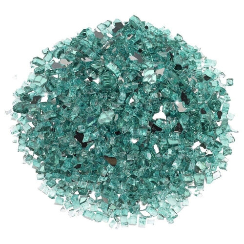 American Fire Glass 1/4" Azuria Reflective - AFF-AZBLRF-10