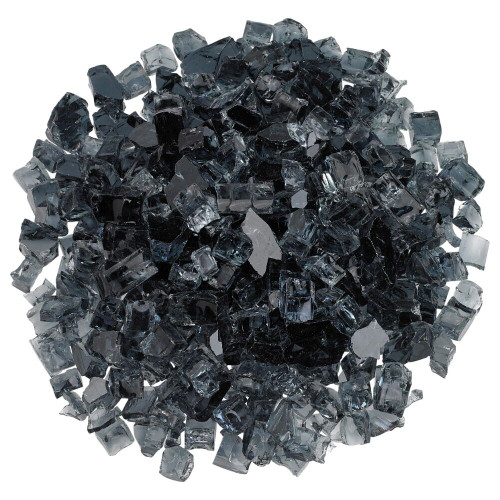 American Fire Glass 1/2" Gray - AFF-GRY12-10