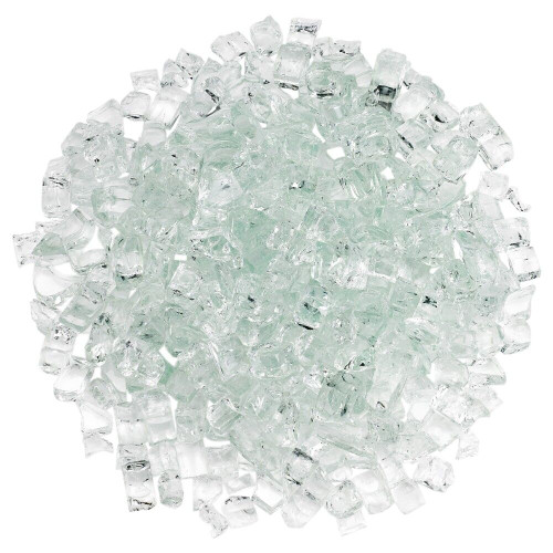 American Fire Glass 1/2" Clear - AFF-CLR12-10