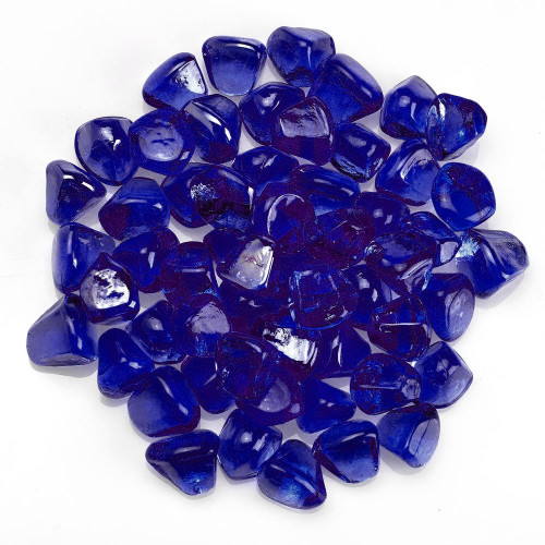 American Fire Glass Midnight Blue Luster Zircon - ZIR-MIDBLLST-10