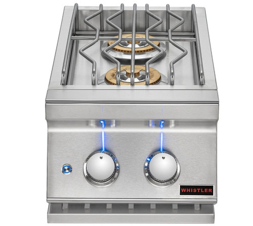 Whistler Built-In Gas Double Side Burner with Lid