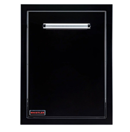 Whistler 16.5-Inch Black Stainless Steel Trash Drawer/Propane Tank