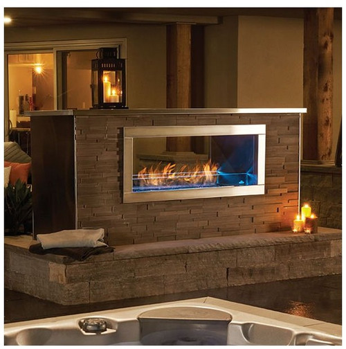 Napoleon Galaxy Outdoor Linear See-Thru Gas Fireplace - 48" (natural gas)
