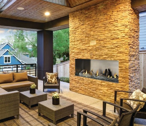 Napoleon Galaxy Outdoor Linear Gas Fireplace - 62"