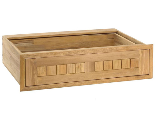 Pacific Teak Millworks 30 Inch Cottage Panel Single Drawer - UD1-30C