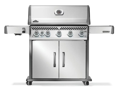 Napoleon Rogue PRO 625 5-Burner Gas Grill with Infrared Side Burner - RP625SIBXSS-2