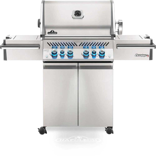 Napoleon Prestige PRO 500 Propane Grill with Infrared Rear and Side Burners and Rotisserie Kit - PRO500RSIBPSS-3