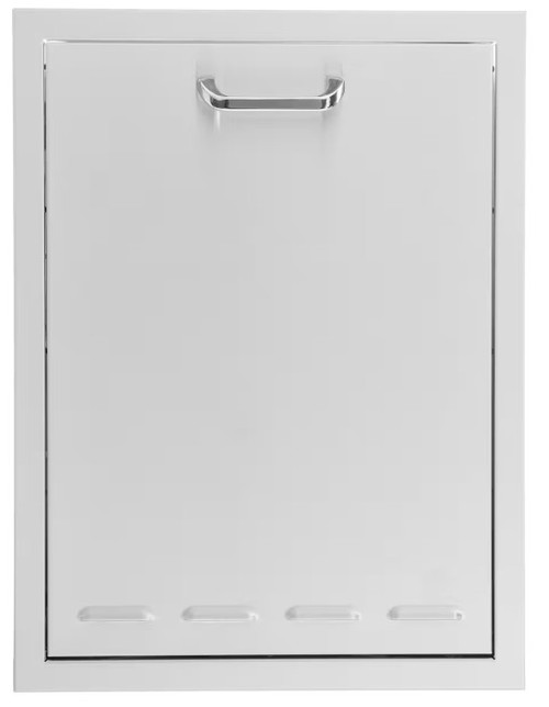 BBQ Girls Premium 20-Inch Stainless Steel Roll-Out Trash or Propane Tank Drawer - BBQ-260-TRLP-DRW