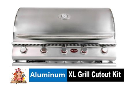 Aluminum XL Grill Cutout Kit (48" Max Cutout Width)