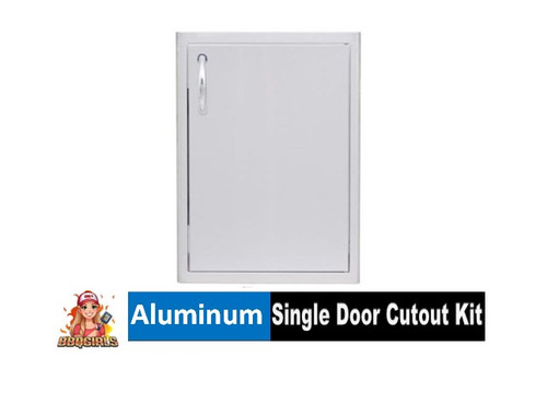 Aluminum Single Door Cutout Kit (Max Width 24")