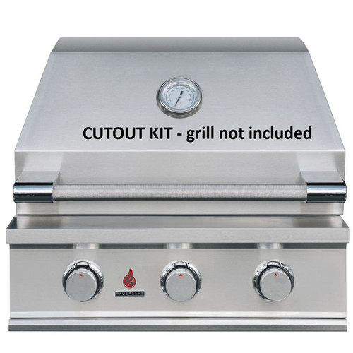 TrueFlame E Series 25-Inch 3-Burner Built-In Natural Gas Grill- CUTOUT KIT