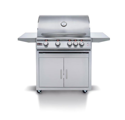 Blaze LTE 32-Inch 4-Burner Propane Gas Grill w/ Rear Infrared Burner & Grill Lights
