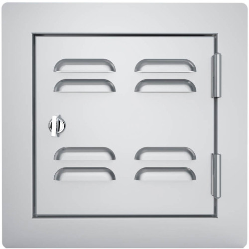 Sunstone Classic Series 12-Inch Stainless Steel Right-Hinge Vented Single Access Door